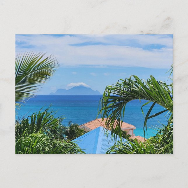 Cartão Postal Saba em verte (Frente)