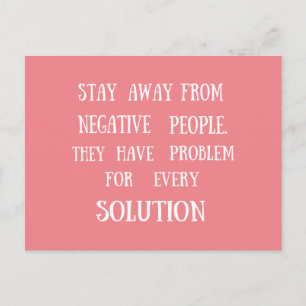 Cartão Postal sábio ditado sobre a vida