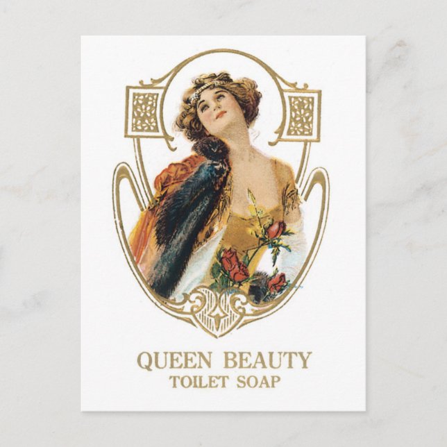 Cartão Postal Sabonete da Rainha Beauty (Frente)