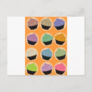 Cartão Postal Sabores de Cupcake