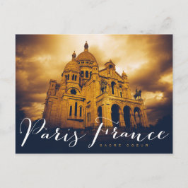 Cartão Postal sacré coeur de paris france