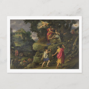 Cartão Postal Sacrifício de Isaac, 1601 (óleo no painel)