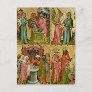 Cartão Postal Sacrifício de Joachim e Circuncisão do Cristo