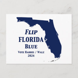 Cartão Postal Sacudir Florida Blue em 2024