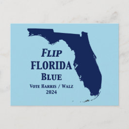 Cartão Postal Sacudir Florida Blue em 2024