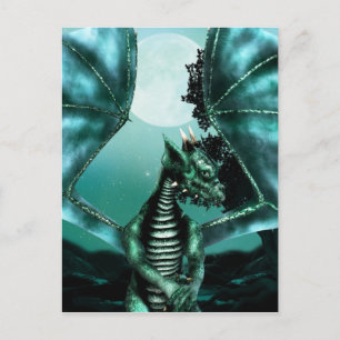 Cartão Postal Sad Dragon