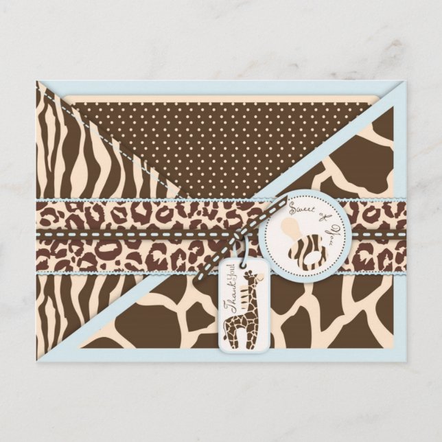 Cartão postal Safari Boy TY (Frente)