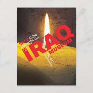 Cartão postal SAFE VIGIL (com vela)