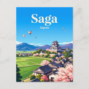 Cartão Postal Saga Japão