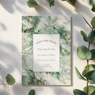 Cartão Postal Sage Verde Cristal de Aventurina Salve o Dia