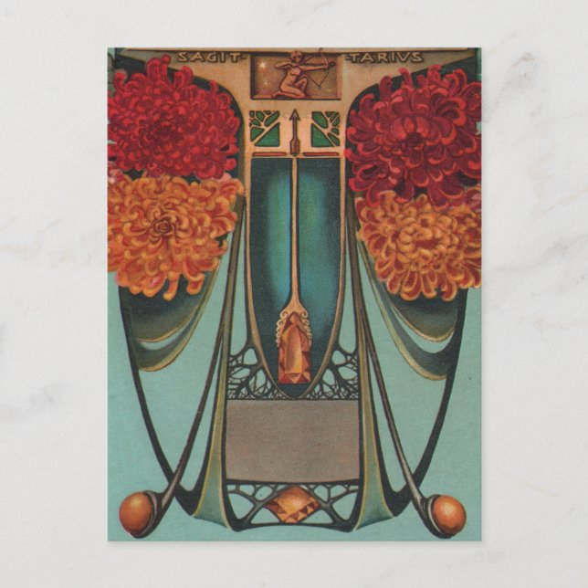 Cartão Postal Sagitário - Zodiac (Frente)