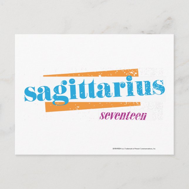 Cartão Postal Sagittarius Aqua (Frente)