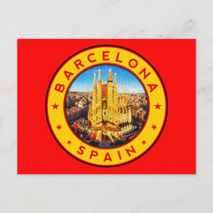 Cartão Postal Sagrada Família Barcelona