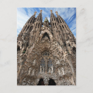 Cartão Postal Sagrada Familia Barcelona