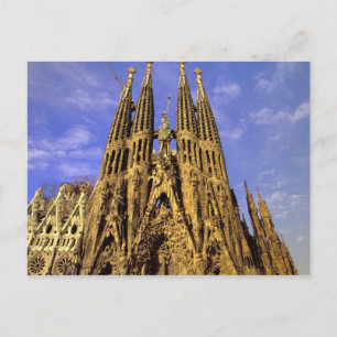 Cartão Postal Sagrada Familia   Barcelona, Espanha