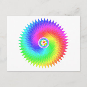 Cartão Postal Sahasrara The Crown Chakra