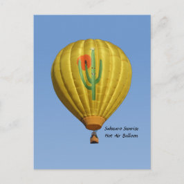 Cartão postal Sahuaro Sunrise de Ar Quente