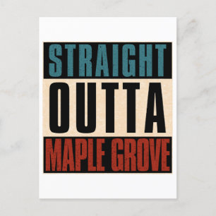 Cartão Postal Sai direto de Maple Grove Minnesota MN
