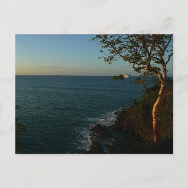 Cartão Postal Saída de vela no Sunset II (Frente)