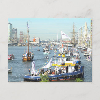 Cartão postal SAIL Amsterdam Boat Parade DIY