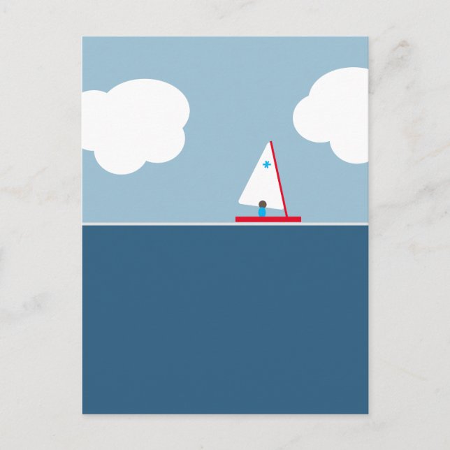 Cartão Postal Sail Away (Frente)