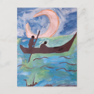 Cartão Postal Sail By Moonlight