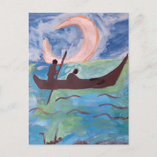 Cartão Postal Sail By Moonlight (Frente)