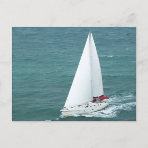 Cartão Postal Sailboat Postcard