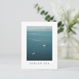 Cartão Postal Sailboats in the Ionian sea, near Corfu