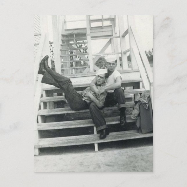 Cartão Postal Sailor Embrace (Frente)