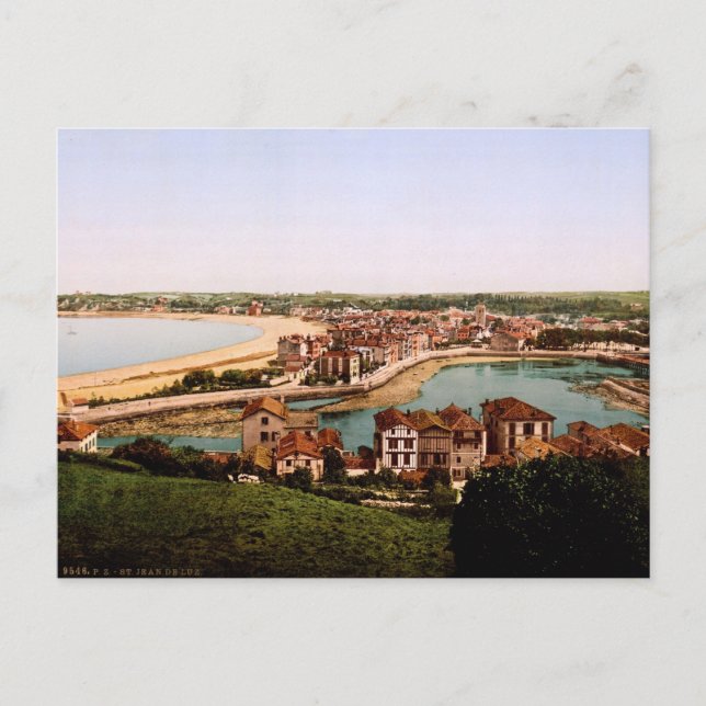 Cartão Postal Saint-Jean-de-Luz Aquitânia França (Frente)