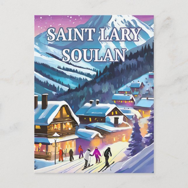 Cartão Postal Saint-Lary-Soulan : Éclat Pyrénéen (Frente)