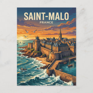 Cartão Postal Saint-Malo França