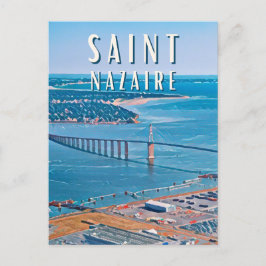 Cartão Postal Saint Nazaire Photo Vintage