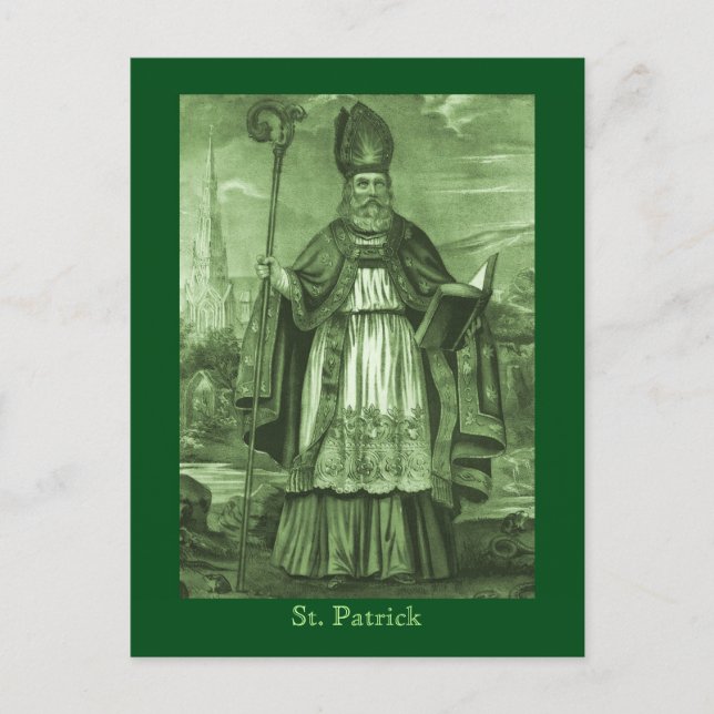 Cartão Postal Saint Patrick (Frente)