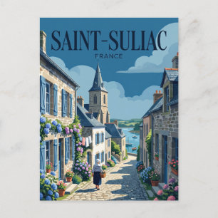 Cartão Postal Saint-Suliac França