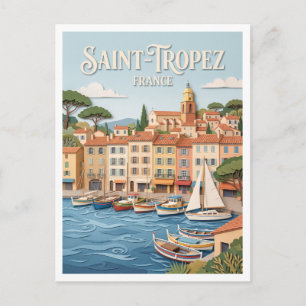 Cartão Postal Saint-Tropez França