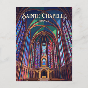 Cartão Postal Sainte-Chapelle França