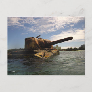 Cartão Postal Saipan Passado e Presente