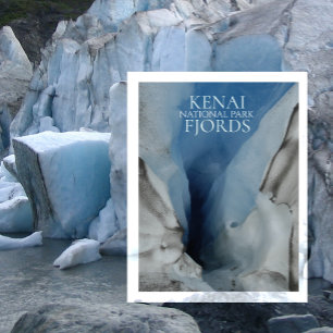 Cartão Postal Sair do Glacier Moulin, Parque Nacional dos Jornai