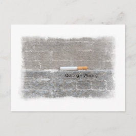 Cartão Postal Sair = Ganhar Anti-Smoking Último Cigarro