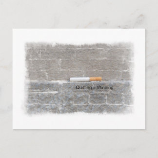 Cartão Postal Sair = Ganhar Anti-Smoking Último Cigarro