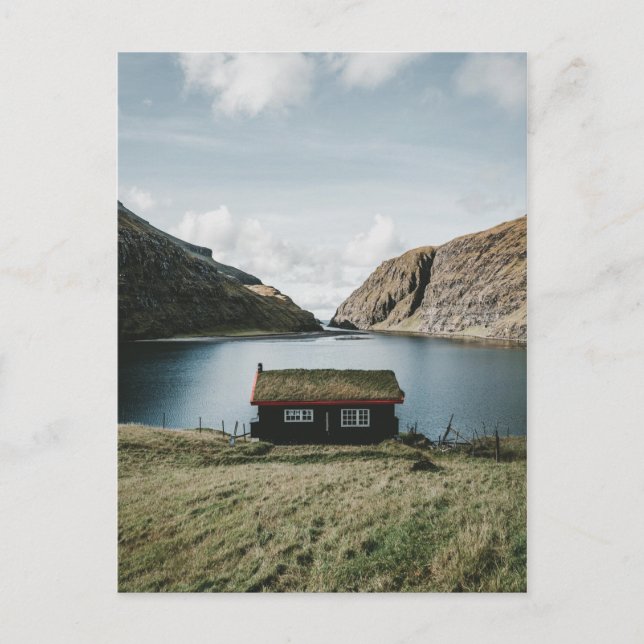 CARTÃO POSTAL SAKSUN, ILHAS FAROÉ (Frente)