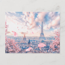 Cartão Postal Sakura francesa