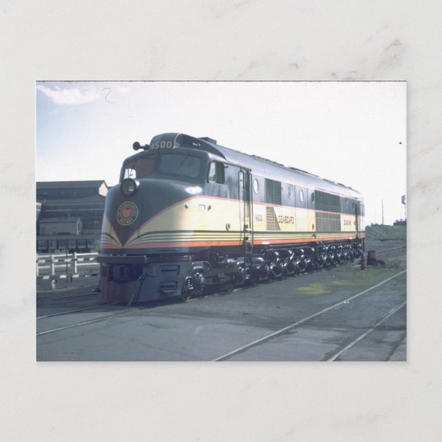 Cartão Postal SAL RR Baldwin "Centopeia" (Frente)