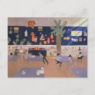 Cartão Postal Sala de aula Derby 1985