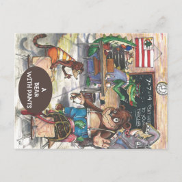 Cartão Postal Sala de aula do livro "Um Urso Com Calças"