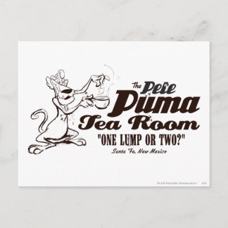 Cartão Postal Sala de chá Puma Pete