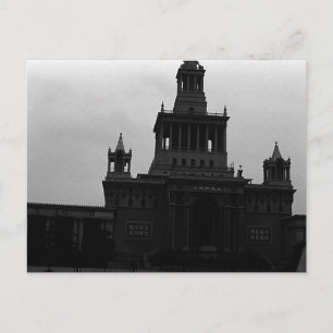 Cartão Postal Sala de Exposição Xangai da China Vintage