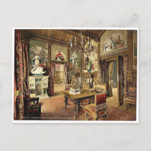 Cartão Postal Sala de jantar, Castelo de Neuschwanstein, Alta Ba